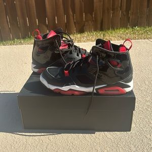 Red and Black Jordan Sneakers